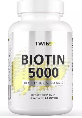 1WIN Биотин 5000 №60 капс  &