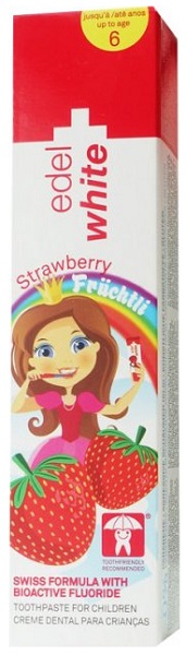 Зубная паста детская Fruchtli Strawberry Edel White 50 мл