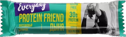 Everyday Protein Frends Батончик глазир. высокобелков. 40г Дыня