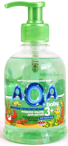 AQA baby Жидкое мыло для детей Морские приключения 300 мл