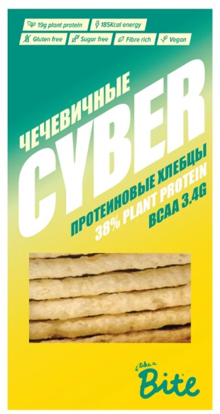 Bite Хлебцы Cyber Чечевичные 100г с протеином хрустящие