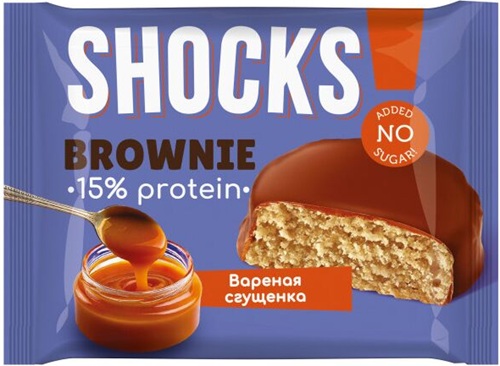 FitnessShocks Брауни Вареная сгущенка 50г