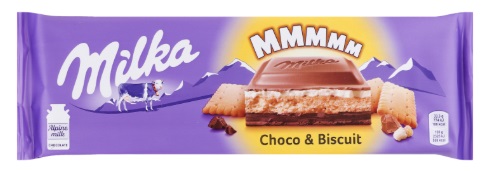 Milka MMMAX шоколад Choco & Biscuit 300г