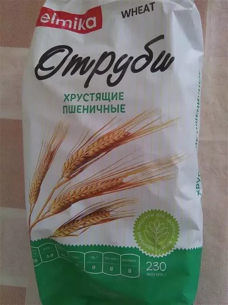 Эльмика  Отруби хрустящие пшеничные 200г