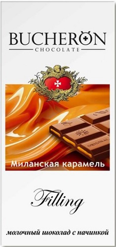 BUCHERON Filling Шоколад молочный Миланская карамель 85г 
