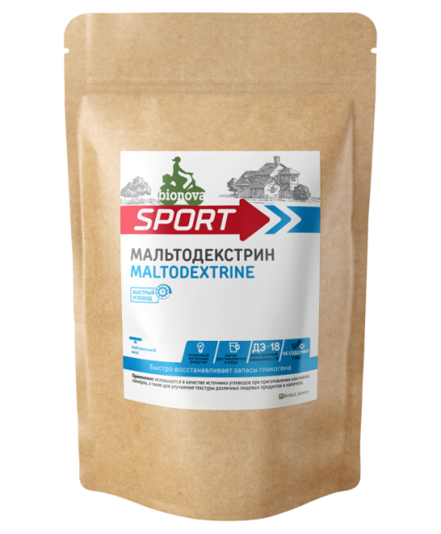 Bionova Sport Мальтодекстрин заменитель сахара 0.5 кг.