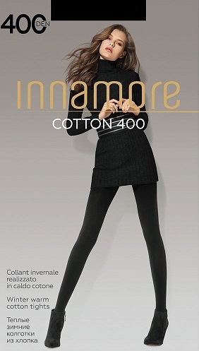 INCANTO коглготки Innamore Cotton 400 Den Nero 6