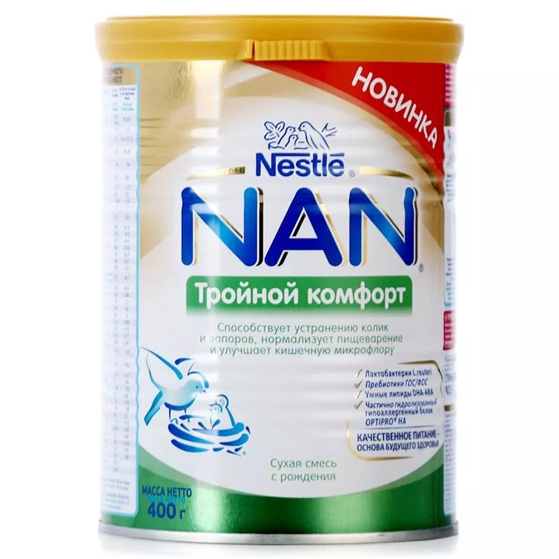 NAN Тройной комфорт 400г сухая молочная смесь