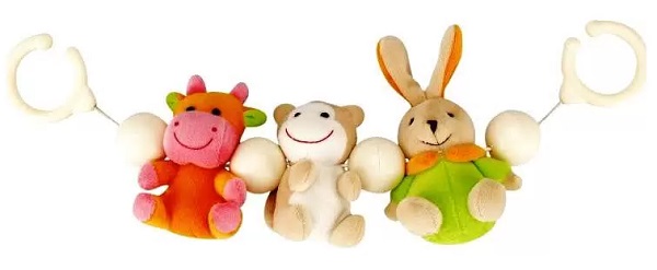 Игрушка подвеска для коляски Животные CANPOL BABIES арт.2/612