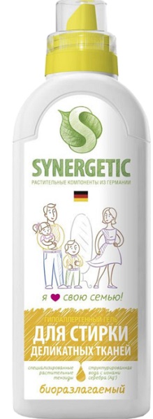 SYNERGETIC Гель для стирки деликатных тканей 750 мл