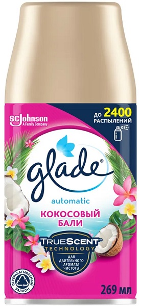 GLADE automatic Освежитель воздуха Кокосовый Бали 269мл