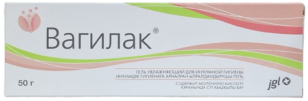ВАГИЛАК гель увлажняющий 50 гр для интимной гигиены ( молочная кислота )