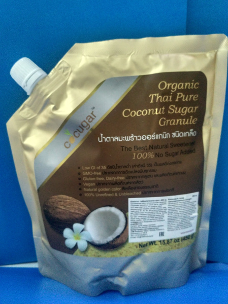 Cocugar  Кокосовый сахар гранулированный 450,0