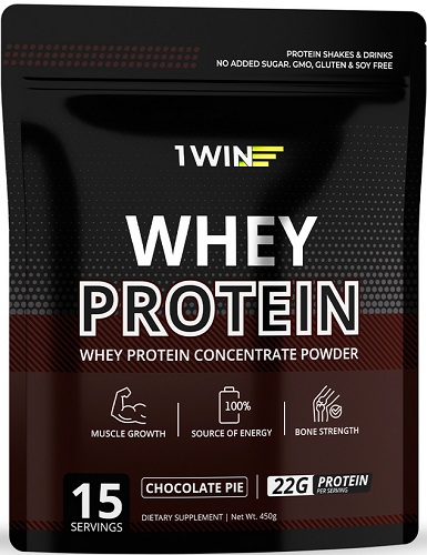 1WIN Протеин Whey Protein Шоколадный пирог 450г