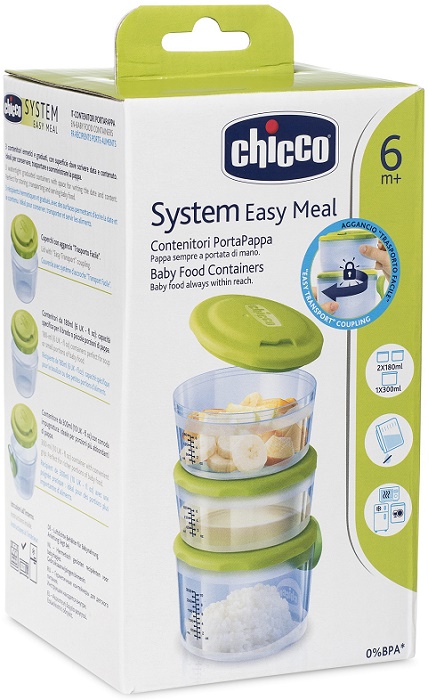Контейнер для Хранения Продуктов CHICCO System Easy Meal