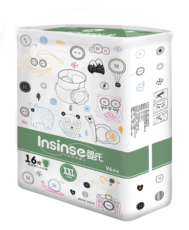 Трусики-подгузники для детей INSINSE XXL16 (от 15кг) 16шт