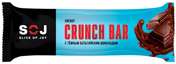 SOJ батончик Chrunch Bar с с темным шоколадом 40 гр