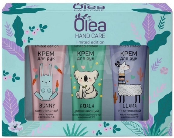 OLEA Hand Care набор Limited Edition крем/рук + крем/рук питательный+крем/рук увлажняющий