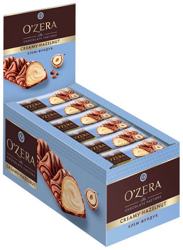 Ozera Ваф.батон.мол.орех.нач.в мол.шок. 23г