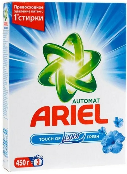 ARIEL автомат Touch of Lenor Fresh 450 гр стиральный порошок