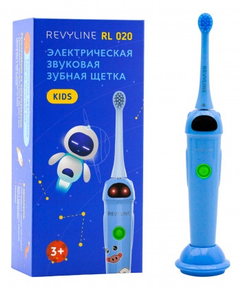 Зубная щетка Электрическая Звуковая REVYLINE RL020 Синяя ( 5401/3 )