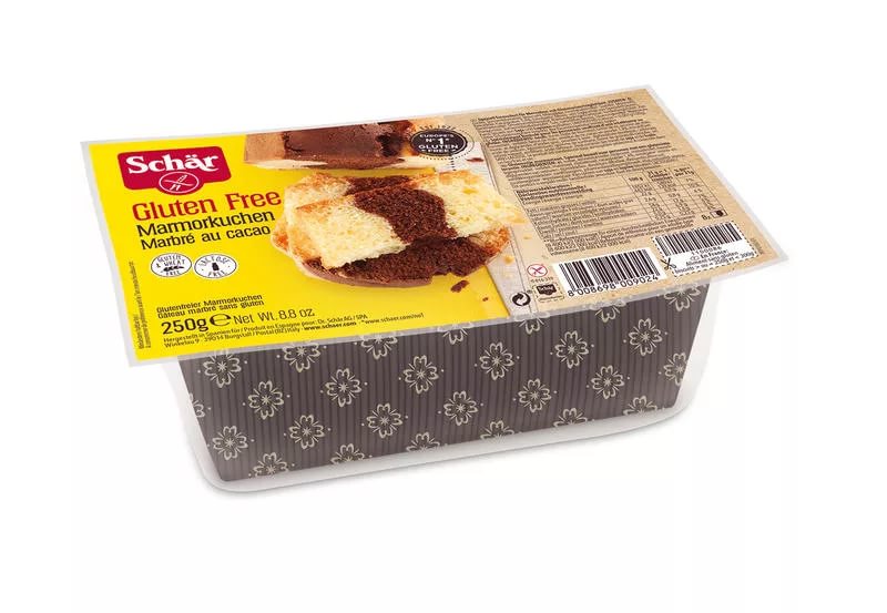 Dr.Schar Gluten Free Marmorkuchen Marbre au cacao Торт безглютена 250.0