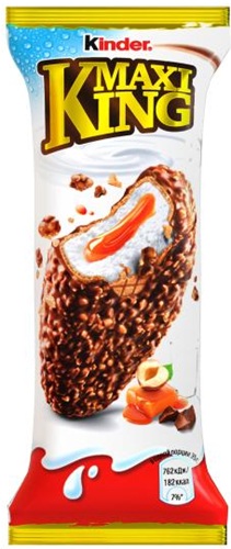 Вафли Maxi King с шок. карамел. начинкой 35г Kinder