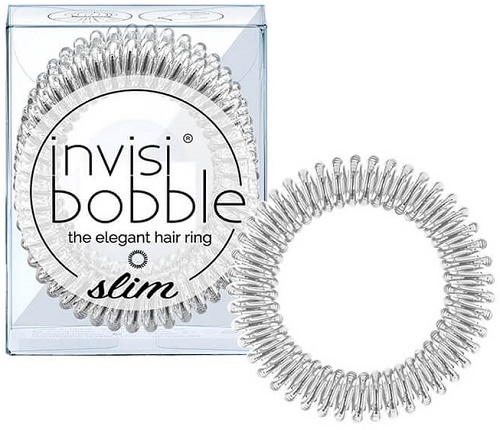 INVISIBOBBLE Резинка браслет для волос Slim Chrome Sweet Chrome 3 шт
