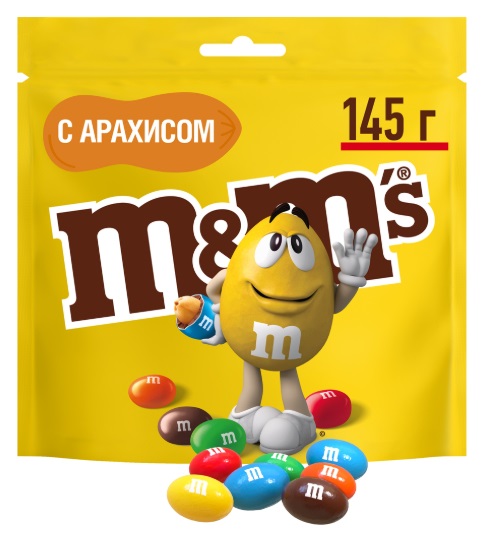 Конфеты M&M's с Арахисом 145г