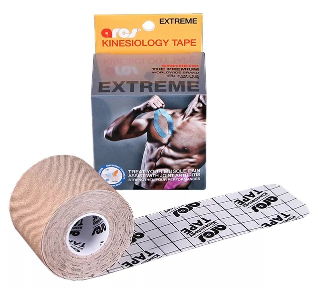 Кинезио Тейп ARES Extreme 5см*5м GOLD Глянцевый