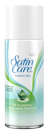 Гель для бритья Satin Care для женщин для чувствительной кожи Aloe Vera 75 мл