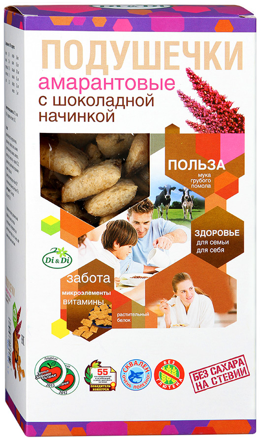 Di&Di Подушечки Амарантовые Шоколад 250г