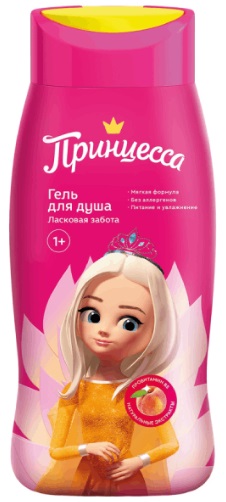 ПРИНЦЕССА Детский гель для душа Ласковая забота 250 мл