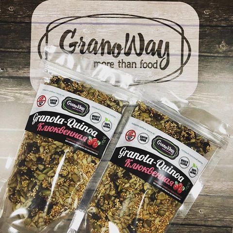 GranoWay Гранола -Киноа Клюквенная 250г