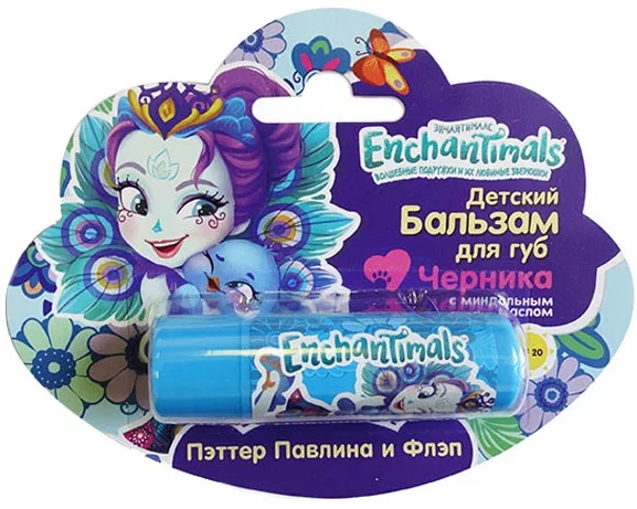 Бальзам для губ детский Черника Enchantimals 4,2гр