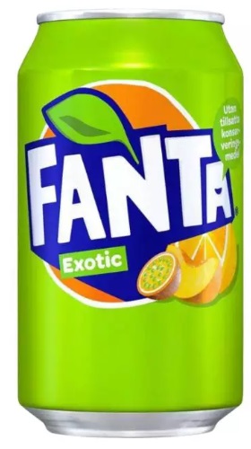 Fanta Экзотик 330 мл Напиток безалкогольный газированный ж/б