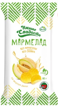 Di&Di Умные сладости Мармелад 80г Дыня