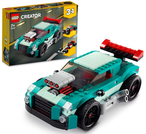 LEGO Конструктор 7+ Игрушка город Уличные гонки арт.31127
