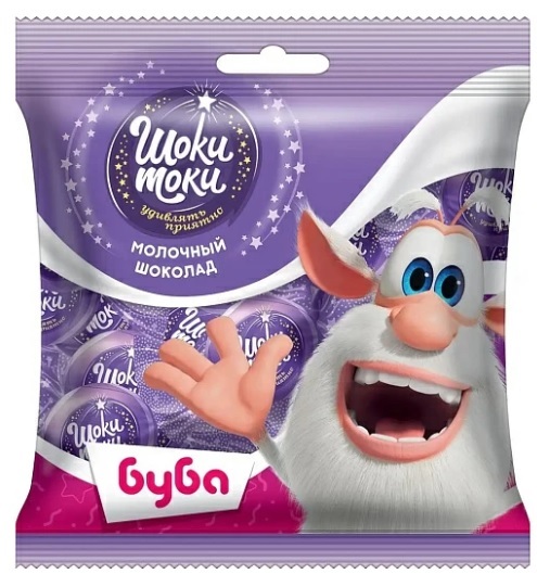 Конфеты Буба из молочного шоколада ШОКИ-ТОКИ 60г