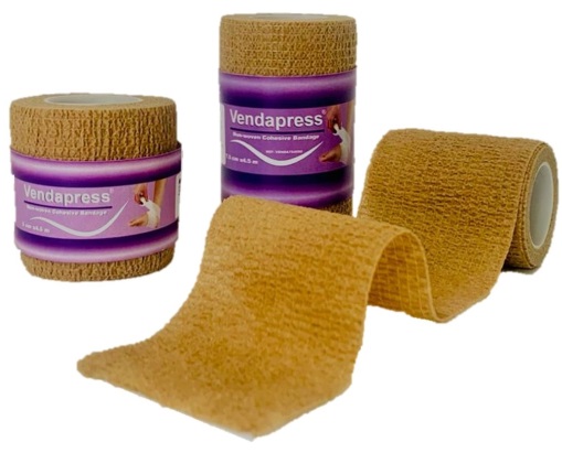 Бинт VENDAPRESS 7,5*4,5см самоклеющийся фиксирующийся 