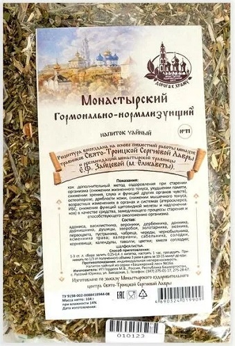 Монастырский №11 Гормонально-нормализующий чай 104г Фитоцентр Гордеева  &