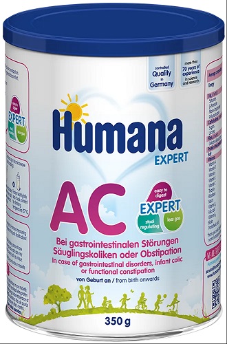 Хумана AC Expert 350г банка Смесь антиколиковая 