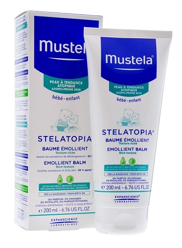 MUSTELA Stelatopia Смягчающий Бальзам для очень сухой склонной к атопии кожи 200мл