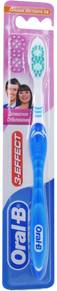 Зубная щетка ORAL-B Деликатное отбеливание 1шт цв.в асс. 81703576