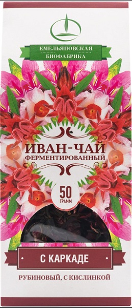Емельяновская Биофабрика Иван-чай с каркаде 50,0