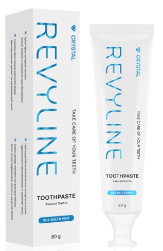 Зубная паста REVYLINE Морская соль и Мята 80г (9224)