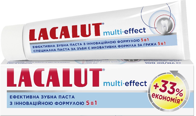 Зубная паста LACALUT Multi Effect 100 мл формула 5в1