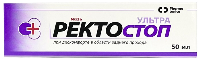 Ректостоп Ультра мазь 50 мл ШкД ( экстракты гамамелиса виргинского и конского каштана ) @