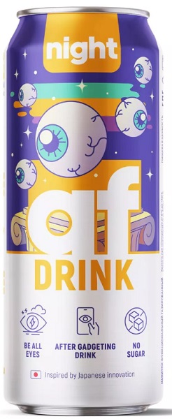 Напиток функциональный газированный Afdrink Night для зрения 0.33 ж/б