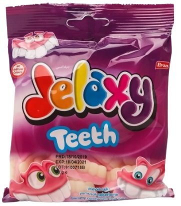 Мармелад Жевательный Jelaxy Teeth 80 гр